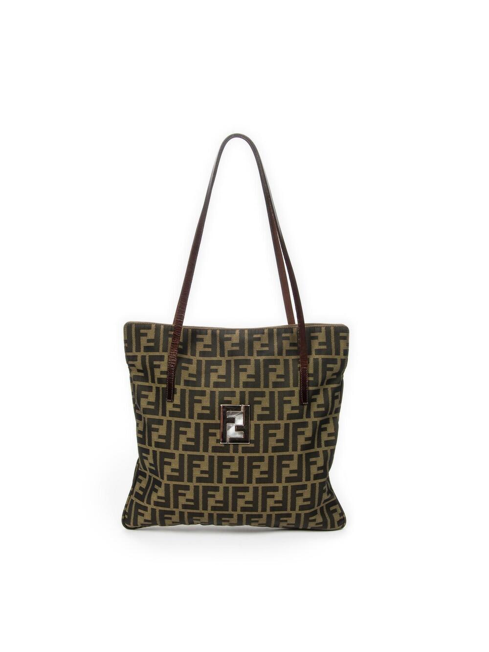Fendi Vintage Open Tote Zucca Canvas #342228F87B